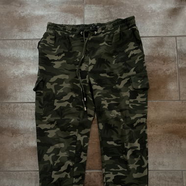 Cargo Stoffhose Camouflage