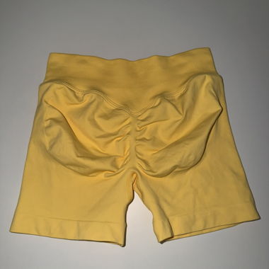 Yellow bike shorts S