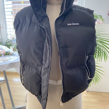 Gilet imbottito nero