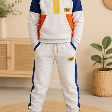 Trainingsanzug Kinder Blau/Grau