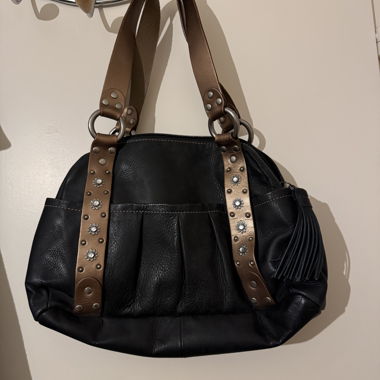 y2k leather bag