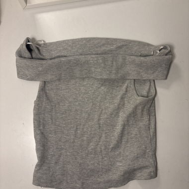 Top gris sans bretelles