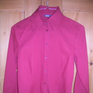 Langarmbluse rot, MEXX 40