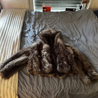 Bershka Faux Fur Jacket