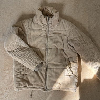 Beige Puffer Jacket