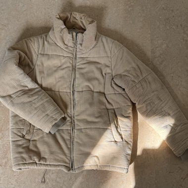 Beige Puffer Jacket
