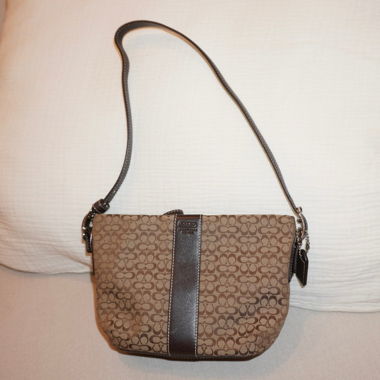 Coach Monogramm Umhängetasche