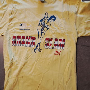 T-Shirt Puma Boris Becker anni '80