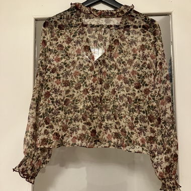 Blumen Bluse