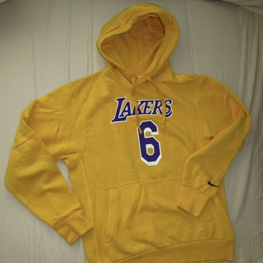 Hoodie Lakers mit James Backprint