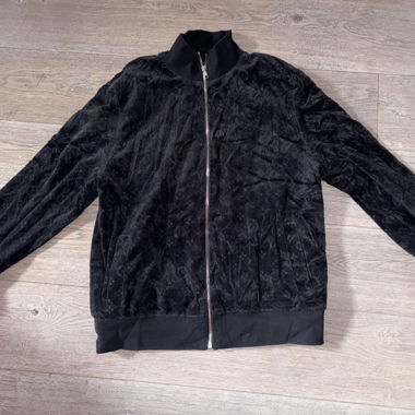 Louis Vuitton Samtjacke Schwarz
