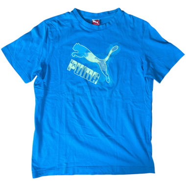 Puma T-Shirt blau Y2K