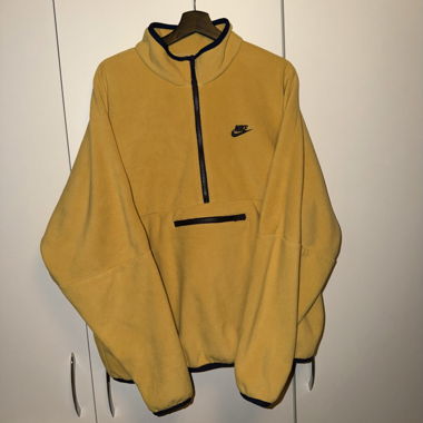 Maglione in pile Nike giallo Taglia L, come nuovo!