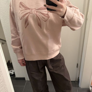 Pink Bow Sweater