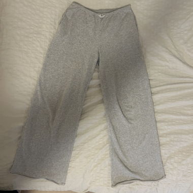 Wide Grey Joggers