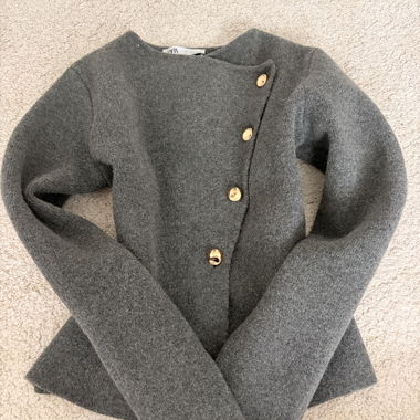 Cardigan Zara grigio