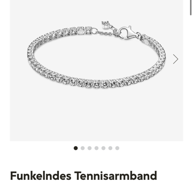 Funkelndes Tennisarmband Pandora