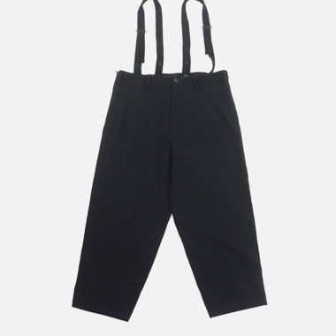Yohji Yamamoto Drop Crotch Suspender Pants