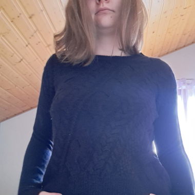 Pull en cashmere noir