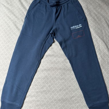 Pantaloni da jogging Adidas blu taglia S