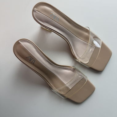 Clear Zara heels 
