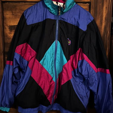 Giacca Windbreaker Vintage colorata (80s)