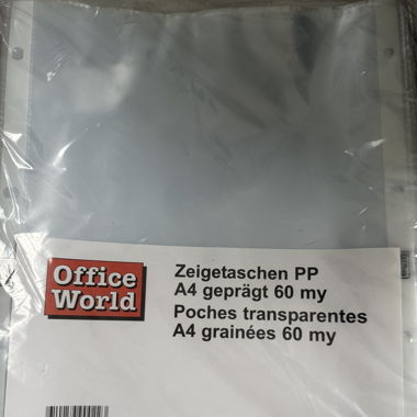 Zeigetaschen A4