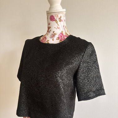 Oberteil Vicolo Schwarz glitzer