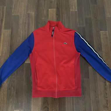 Lacoste Sport Jacket Red Blue