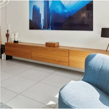 Entertainment Unit and Matching Floating Shelves