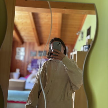 Nike hoodie beige oversize