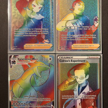 Quattro carte Pokémon originali