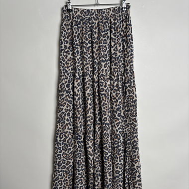 Gonna Maxi con Stampa Leopardo
