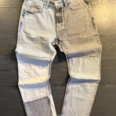 Jeans patchwork Bershka