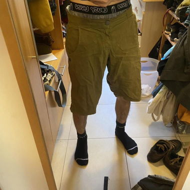 Olive outdoor shorts