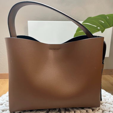 Arket braune Ledertasche