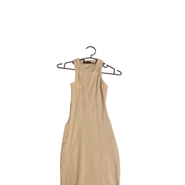 beige dress summer
