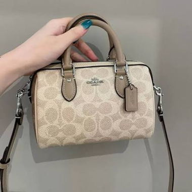 Sac bandouliere Coach beige