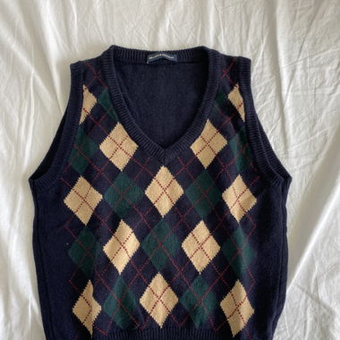 Navy blue vest