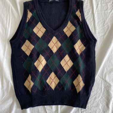 Navy blue vest