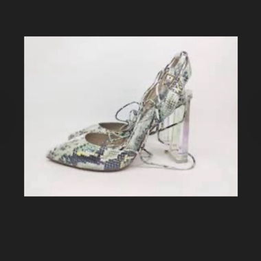 Snake Print High Heels