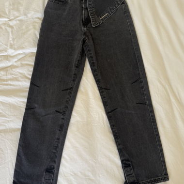 Jeans Mom Foldover - Taille réglable