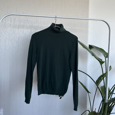 Vero Moda Rollkragenpullover – Dunkelgrün