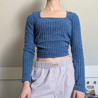 Haut court bleu