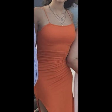 Organes Kleid, Rückenfrei