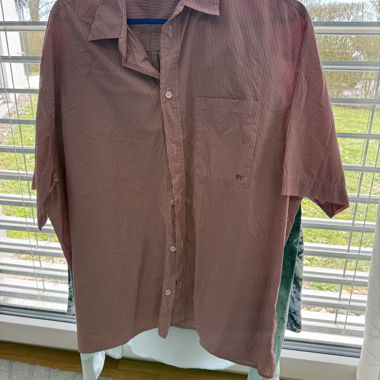 Camicia uomo Bottega Veneta righe rosse taglia 41