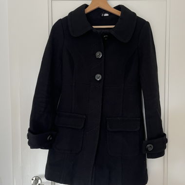 Cappotto in lana nero H&M