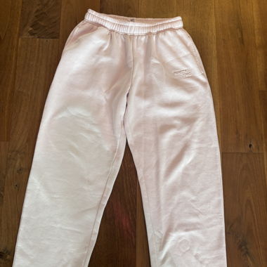 Pantalon de jogging ample rose