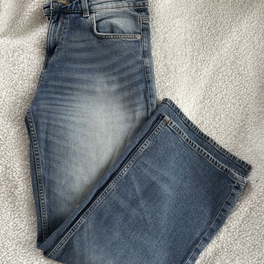 Straight leg jeans