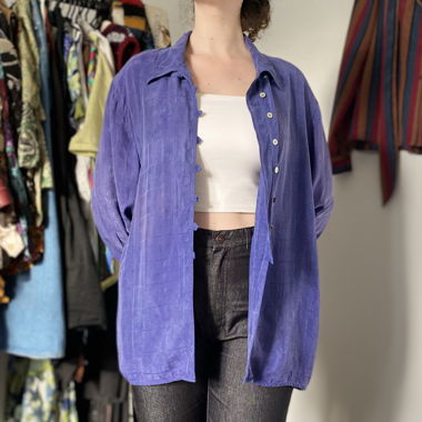 Soft Purple Long-Sleeve Shirt 